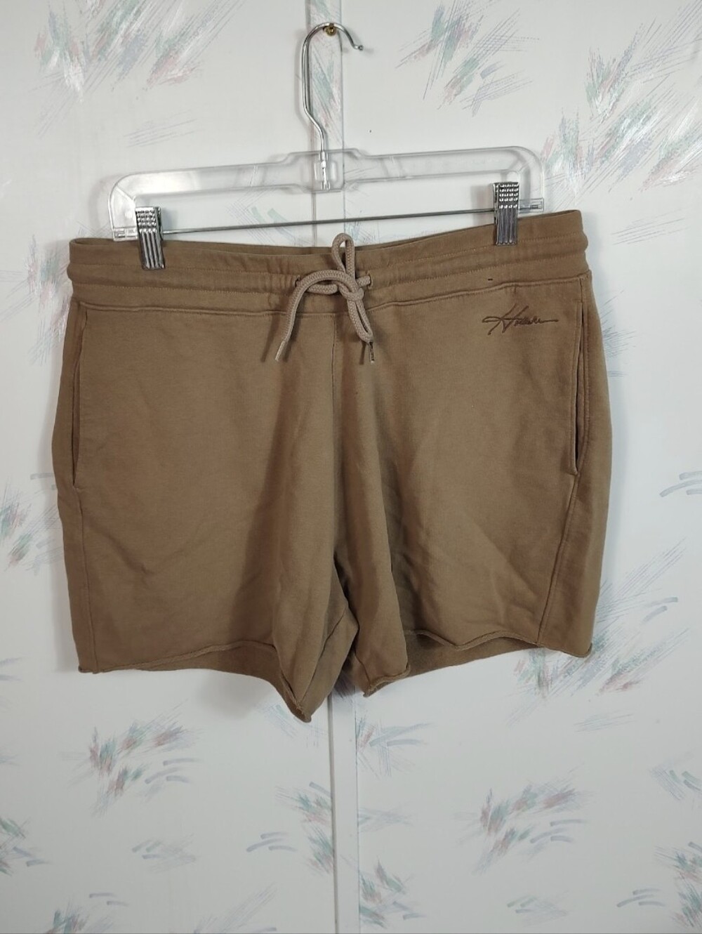 Hollister Brown High Waisted Knit Shorts XL